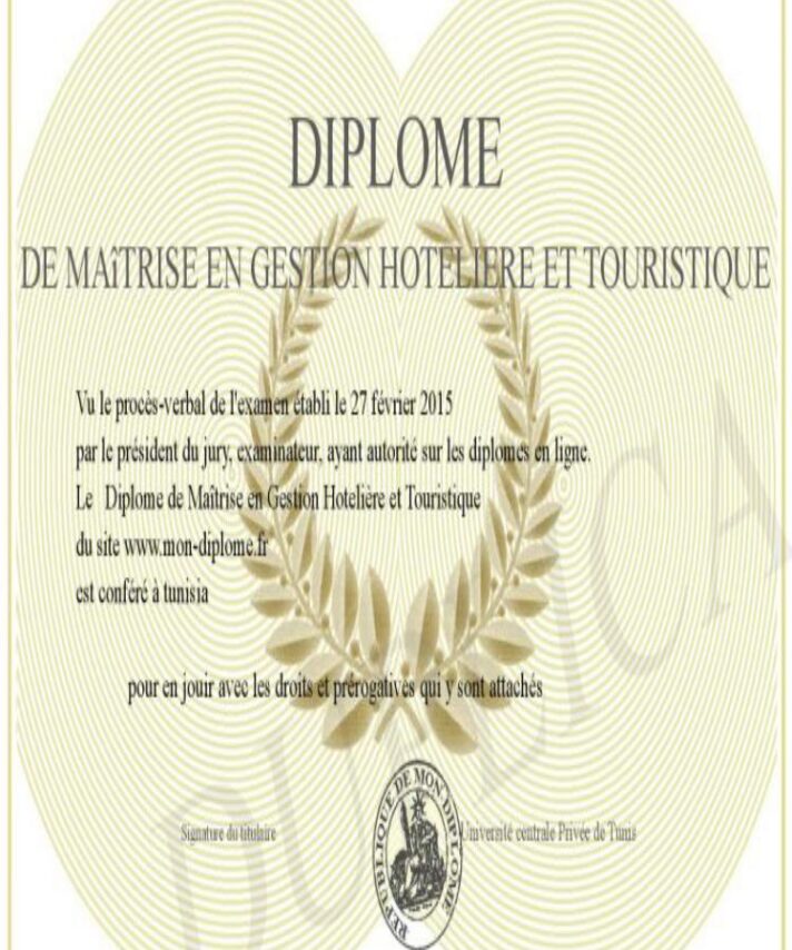 Buy Degree from the Université Centrale