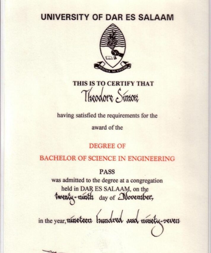 Buy Degree From the University of Dar es Salaam