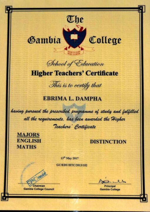 Buy Degree From the University of the Gambia