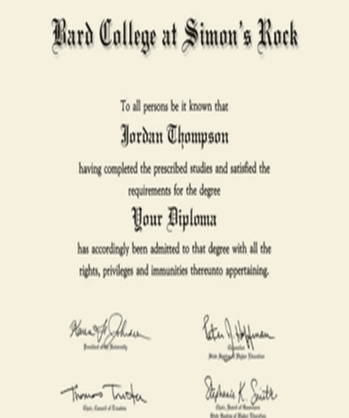 Buy college degree from The Bard College
