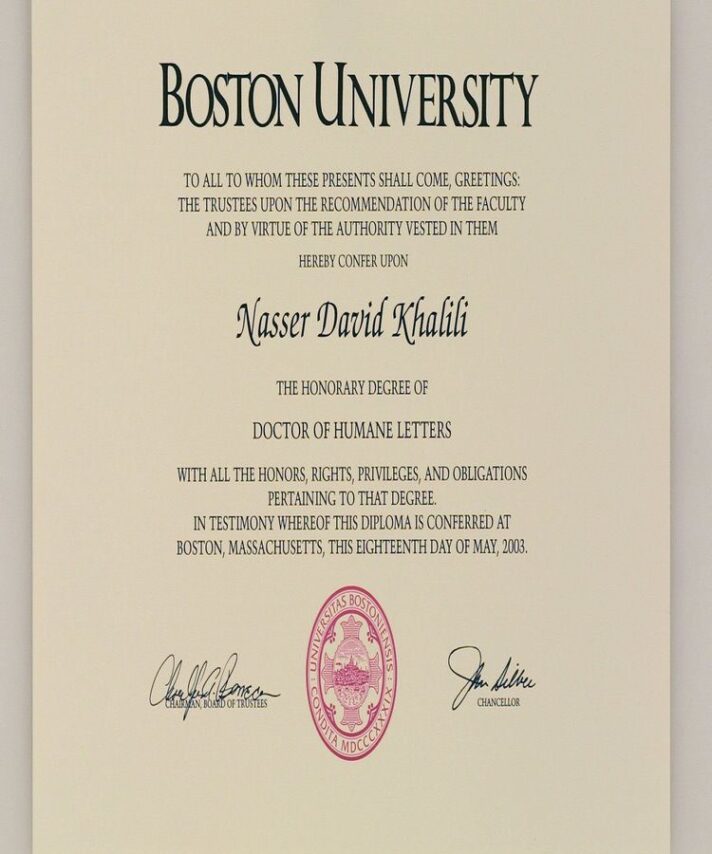 Buy college degree from The Boston College