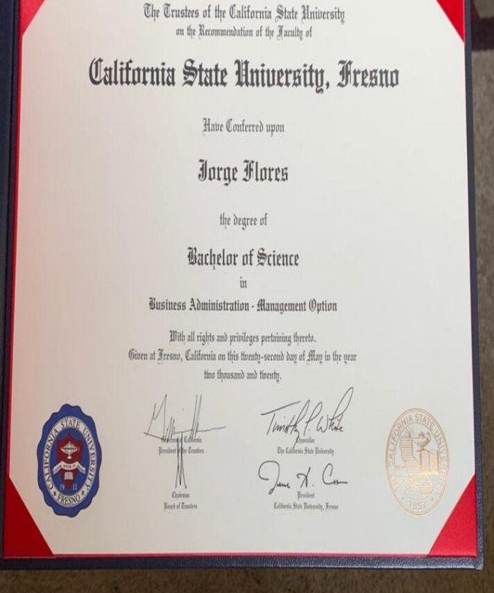 Buy college degree from The California State University, Fresno