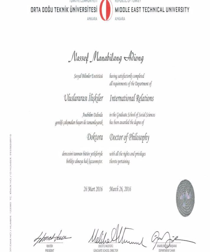 Buy college degree from the Orta Dogu Teknik Üniversitesi