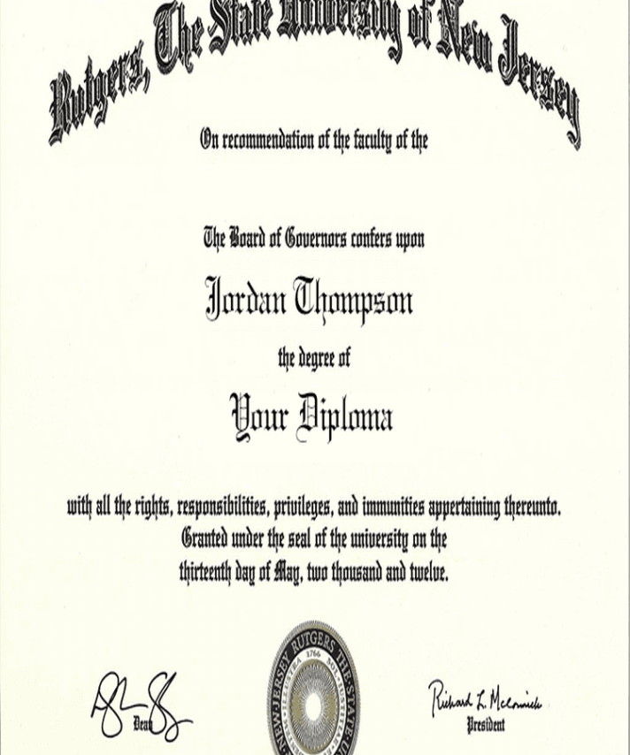 Buy college degree from The Rutgers, The State University of New Jersey