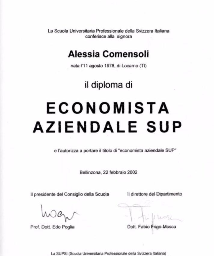 Buy college degree from the  Scuola universitaria professionale della Svizzera italiana