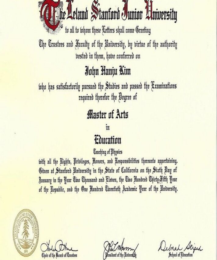 Buy college degree from The Stanford University