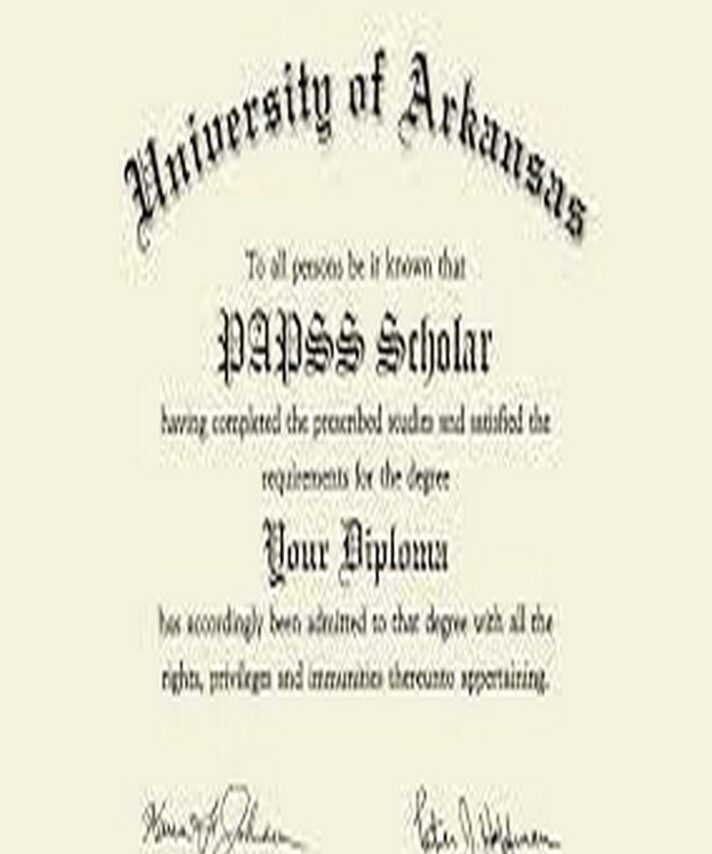 Buy college degree from The University of Arkansas
