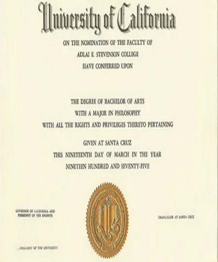 Buy college degree from The University of California, Santa Cruz