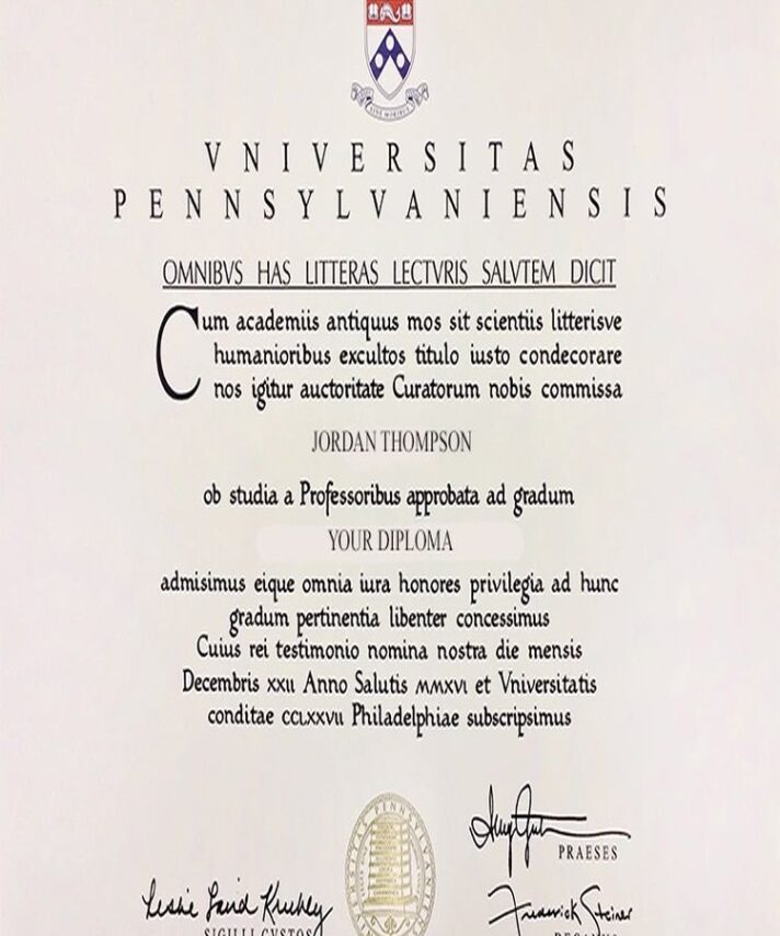 Buy college degree from The University of Pennsylvania