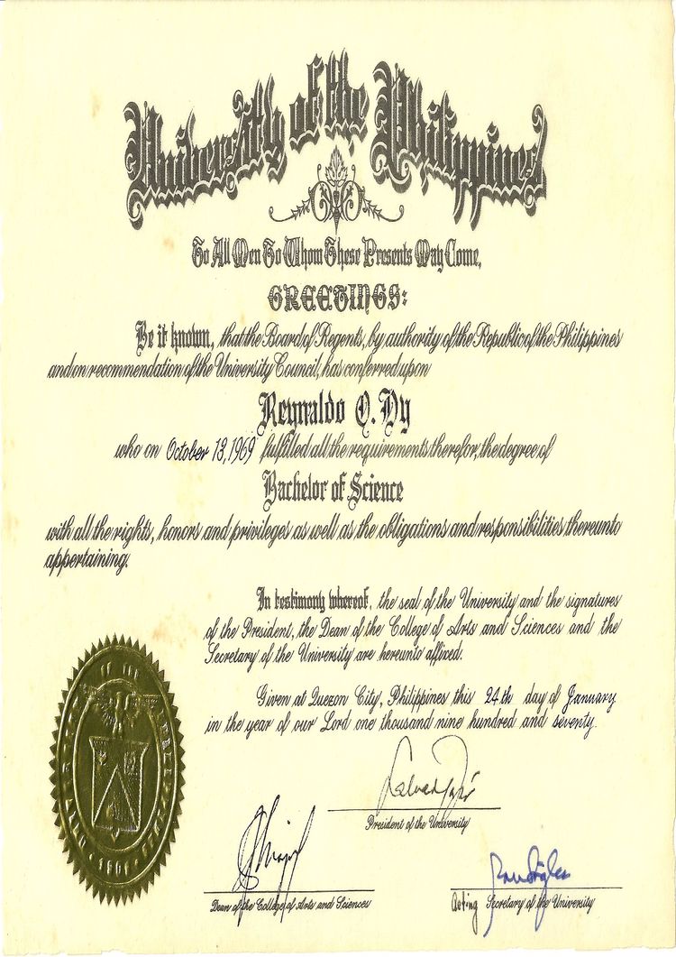 Buy college degree from the University of the Philippines System