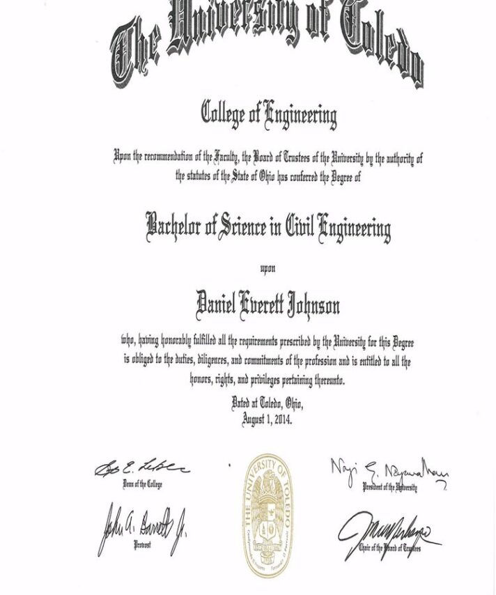 Buy college degree from The University of Toledo