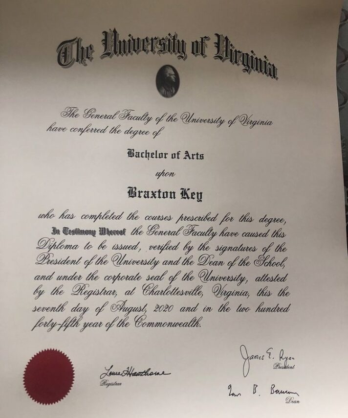 Buy college degree from The University of Virginia